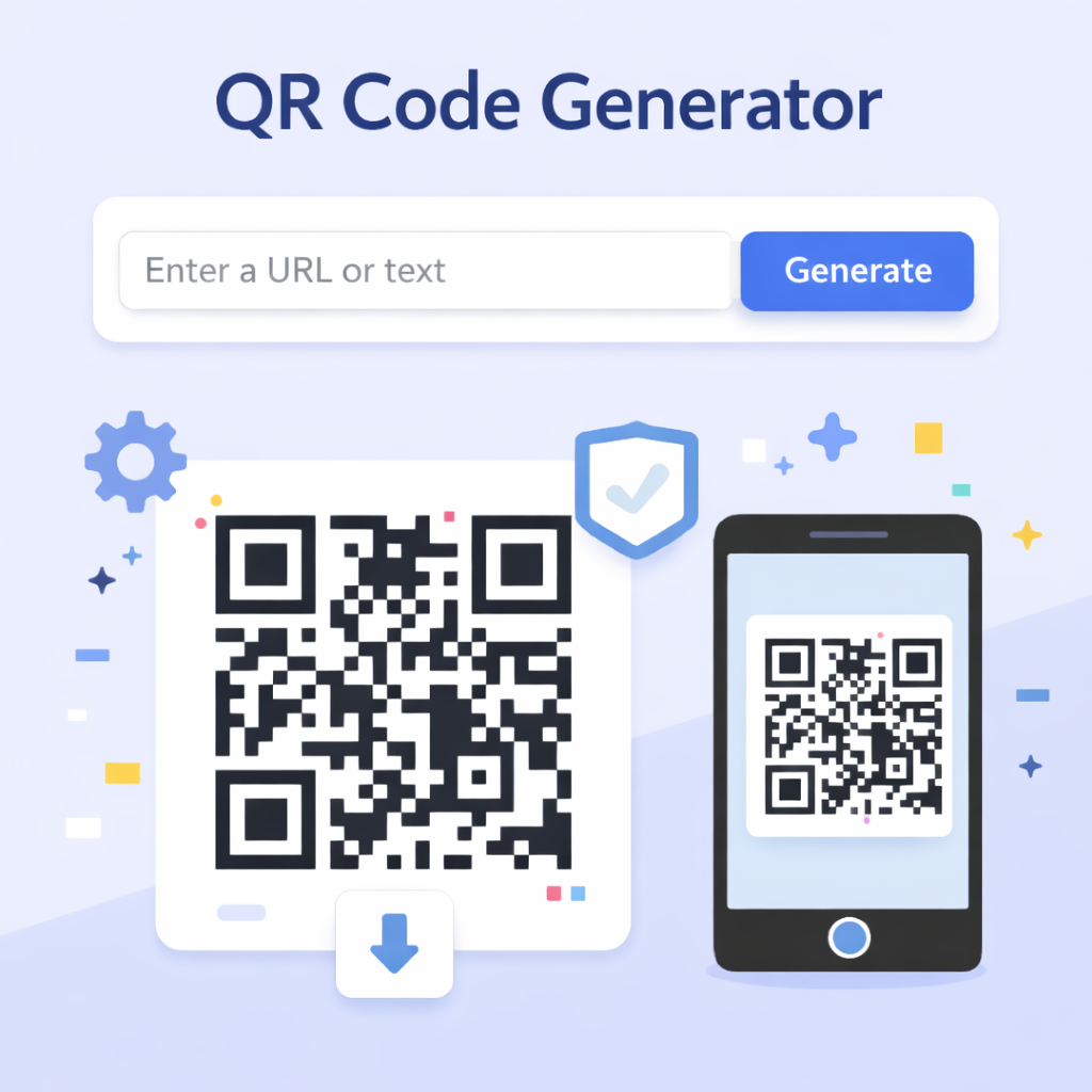 QR Code Scanning Illustration